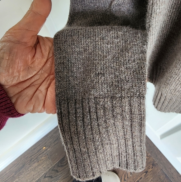 SHERPA ADVENTURE GEAR Merino ALPACA BLEND Crew FAIRISLE NORDIC Sweater M - Picture 5 of 10